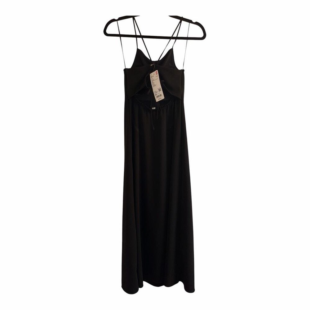 ✨Uniqlo Crepe Jersey Bra Camisole Black Sz XS Dress✨ - Picture 7 of 11